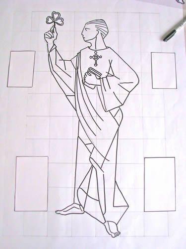 Story of St Patrick sculptures – icon placement design